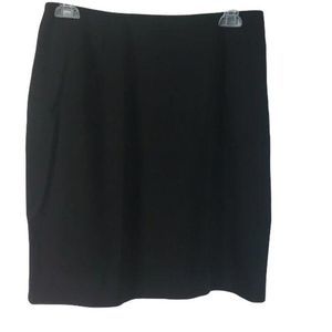 Pantology Black A Line‎ size 12 zipper back Skirt
